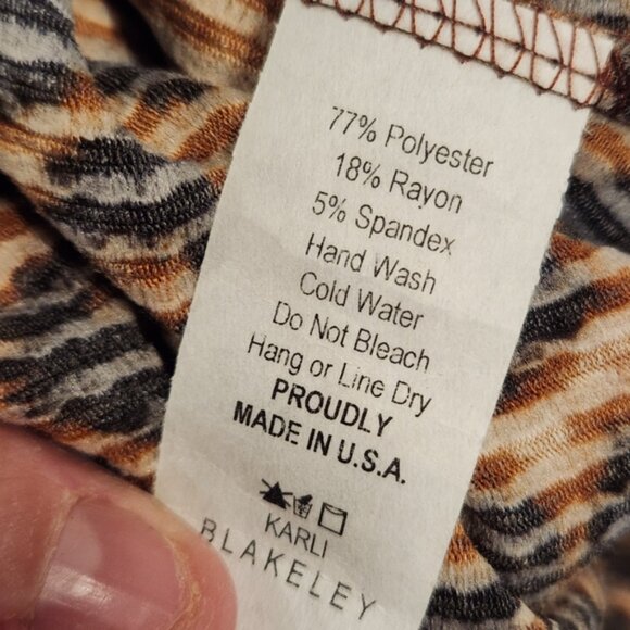 Blakeley Desigms Leopard Print Jumpsuit Size S/M BNWOT - Picture 5 of 5